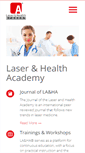 Mobile Screenshot of laserandhealthacademy.com